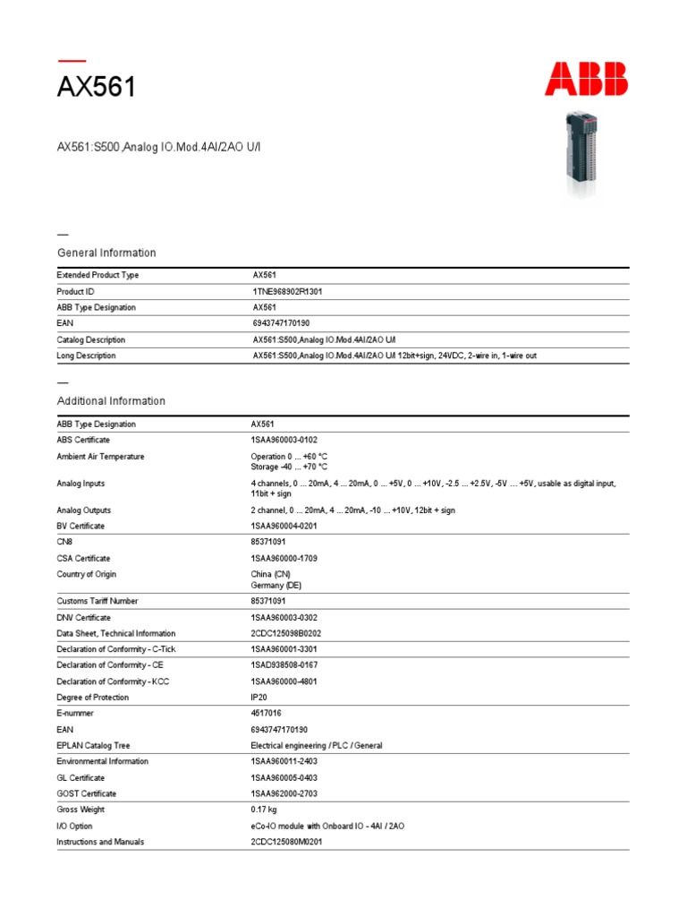 Abb Modulo | Download Free PDF | Programmable Logic Controller ...
