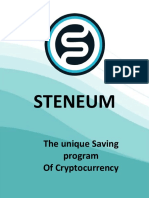 The Unique Saving Program of Steneum Cryptocurrency