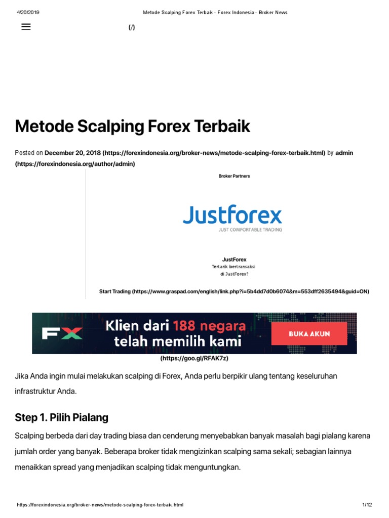 Scalping Bagus | PDF | Bisnis | Pengelolaan Keuangan & Uang