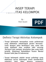 Konsep Terapi Aktivitas Kelompok