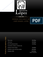 Arancel de José López