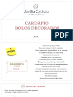 Bolos decorados para encomenda em Brasília