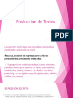 Producción de Textos