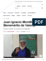 Juan Ignacio Montilla (Hijo Benemérito de Valera). • Diario de Los Andes, Noticias de Los Andes, Trujillo, Táchira y Mérida