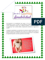 Día Mundial de la Amabilidad celebrado el 13 de Noviembre