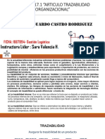 Evidencia 17.1 ARTICULO TRAZABILIDAD