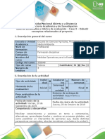 Guía de Actividad y Rúbrica de Evaluación - Fase 3 - Debatir Conceptos Relacionados Al Proyecto