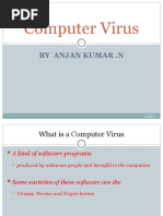 Computer Virus: by Anjan Kumar .N