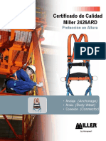 Certificado de Calidad Miller 2426ard