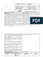 Planificación anual de Química para primer curso BGU