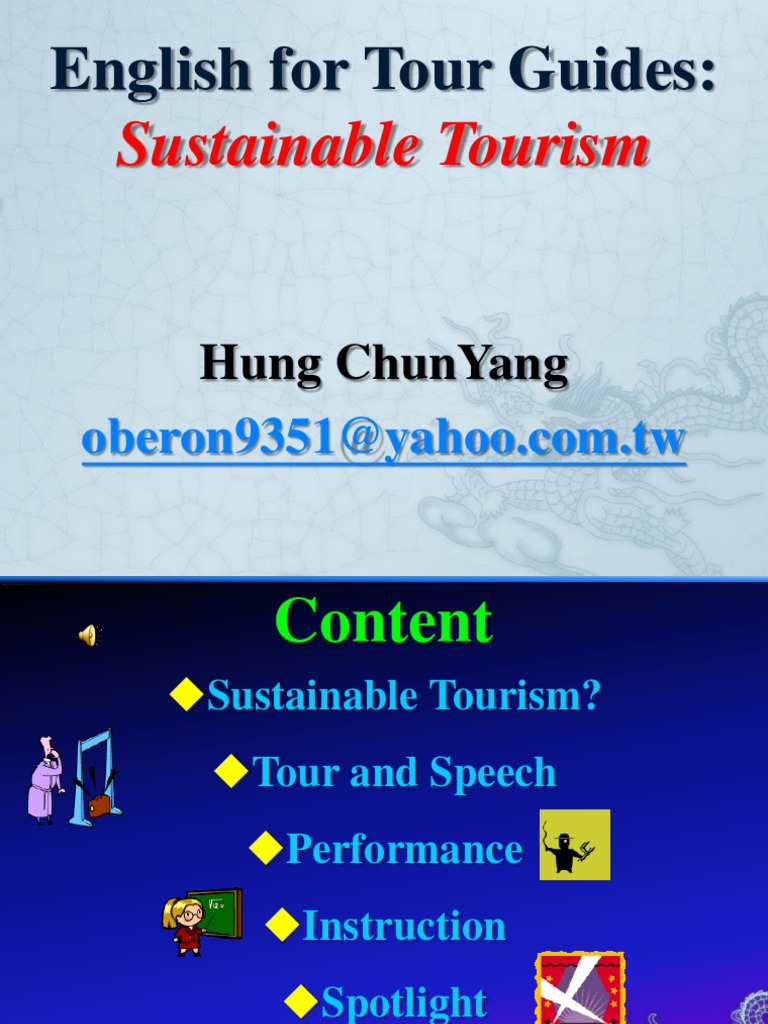 English For Tour Guides PDF Tourism Tourism And Leisure
