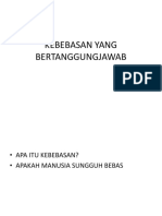 Kebebasan Yang Bertanggungjawab