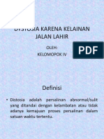 Dystosia Karena Kelainan