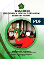 Petunjuk Teknis Pelaksanaan Jabatan Fungsional Penyuluh Agama PDF