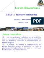 Tema 11 - Enfoque Constitucional Sobre Los Hidrocarburos en Bolivia PDF