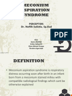 Meconium Aspiration Syndrome