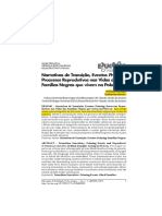 CORSARO William e ROSIER Katherine 2019. Narrativas de Transição Eventos Priming Processos Reprodutivos Famílias Negras Pobres