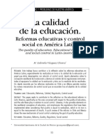 Texto 29. La calidad de la educación. Reformas educativas y control social en América Latina..pdf