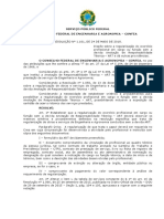 Resolução 1101-18 - CONFEA - ART DCFT não anotada no prazo