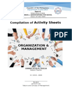 Activity Sheets in Om