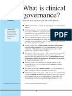 What Is Clinical Governance Word