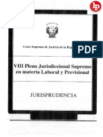 VIII Pleno Jurisdiccional Supremo en Materia Laboral y Previsional Legis.pe