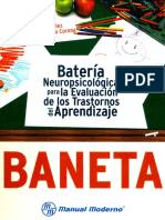 Yáñez Téllez & Prieto Corona - Batería neuropsicológica para la evaluación de los trastornos del aprendizaje (BANETA).pdf