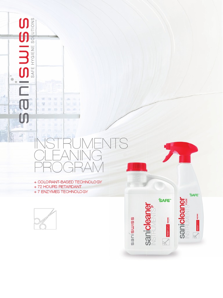 Instrument Cleaning Program | PDF | Biofilm | Enzyme