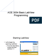 Basic LabView Programming