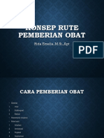 Cara Pemberian Obat Secara Enteral dan Parenteral