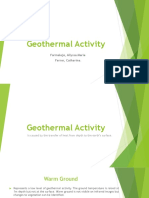 Geothermal Activity