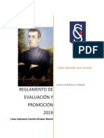 Reglamento Evaluacion 2019 - 2020 PDF