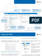 Outlook 2016 Quickstart PDF