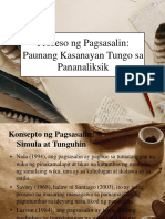 Proseso NG Pagsasalin