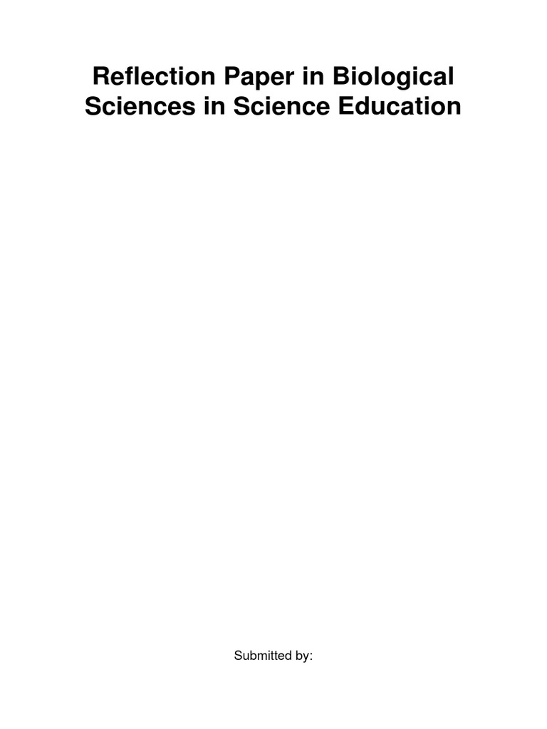 Reflection on Cell Biology Education | PDF | Cell (Biology) | Life