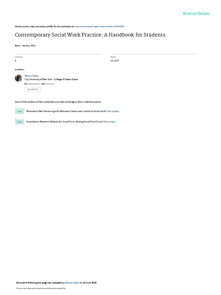 Chapter1 Teater Social Work Value Ethics