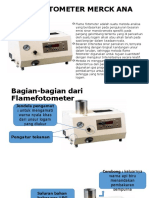 Flame fotometer Merck analisa