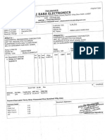 Ali Baba Electronics Invoice