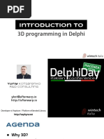 Introduction To 3D Programming in Delphi