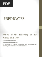 Predicates