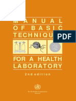 Manual of Basic Techniques For A Health Laboratory (Part1) - WHO
