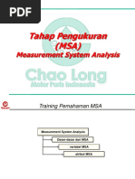 Analisis Sistem Pengukuran MSA | PDF