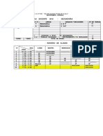 Formato de Horario