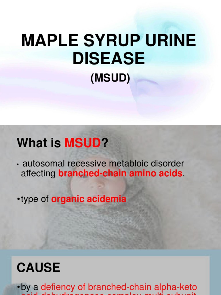 Maple Syrup Urine Disease Symptoms