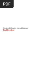 Calculus 10th Edition Solution Manual: Download | PDF | Textbook | E Books