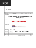 Leak Testing Procedures Overview | PDF | Leak | Pressure