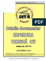 Buletin Expertiza Tehnica Nr. 127 - Dec. 2014