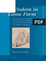 Wisdom in Loose Form (Mnemosyne, Bibliotheca Classica Batava Supplementum) PDF