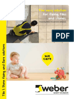 Tile Fixing and Care Solution Brochure WEB - New