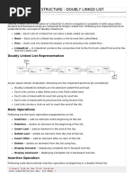 Doubly Linked List Algorithm